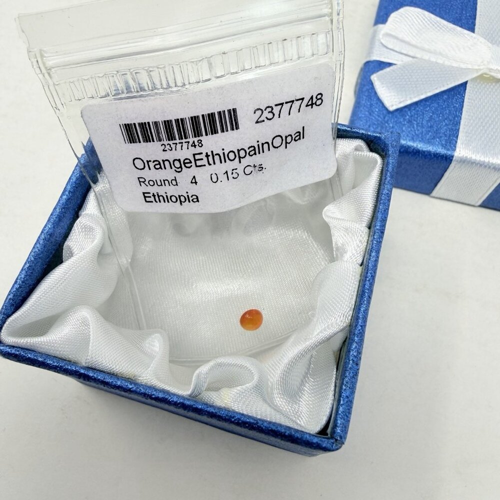 Shop LC Orange Ethiopian Welo Opal Round Loose Gemstone for Jewelry Making 5303